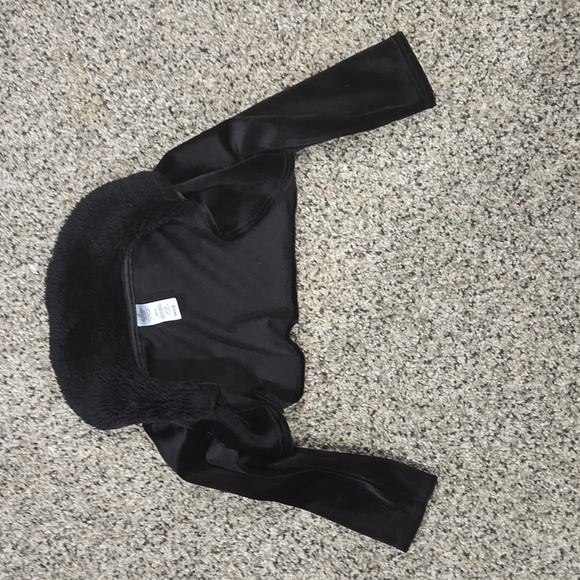 Pink Polka Dot Kids Dress with Bolero - Picture 7 of 8